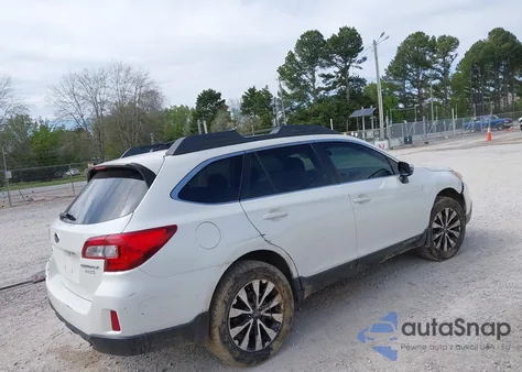 2015 Subaru Outback 2.5I Limited z USA, uszkodzony, nr VIN 4S4BSAJC6F3249262